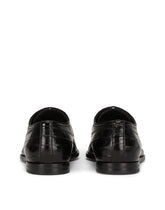 Eel skin Copernico Derby shoes - | Dolce & Gabbana
