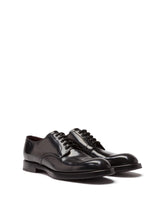 Brushed calfskin derby shoes - | Dolce & Gabbana