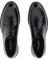 Hand-painted calfskin derby shoes - | Dolce & Gabbana
