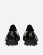 Brushed calfskin Derby shoes with extra-light sole - | Dolce & Gabbana