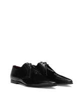 Brushed calfskin nappa Achille Derby shoes - | Dolce & Gabbana