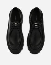 Brushed calfskin Derby shoes - | Dolce & Gabbana