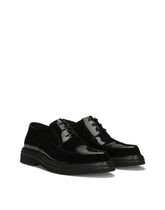 Glossy Black Derby - | Dolce & Gabbana
