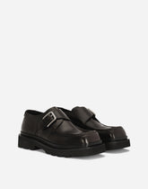 Calfskin monkstrap shoes - | Dolce & Gabbana