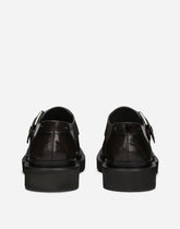 Calfskin monkstrap shoes - | Dolce & Gabbana