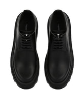 Brushed calfskin Derby shoes - | Dolce & Gabbana
