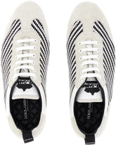 BRAIDED CALFSKIN AND SUEDE FRANCESINA - | Dolce & Gabbana