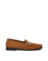 Calfskin suede Visconti loafers - | Dolce & Gabbana