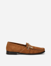 Calfskin suede Visconti loafers - | Dolce & Gabbana