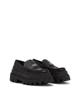 Brushed calfskin hi-trekking loafers - | Dolce & Gabbana