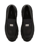 Brushed calfskin hi-trekking loafers - | Dolce & Gabbana