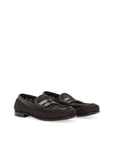 Woven raffia loafers - | Dolce & Gabbana