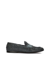 PERSIA WOVEN CALFSKIN SLIPPERS - | Dolce & Gabbana