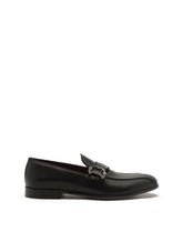 Calfskin loafers with DG logo - | Dolce & Gabbana