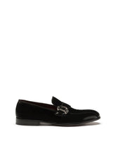 Calfskin loafers with DG logo - | Dolce & Gabbana