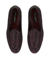 Iridescent fabric Caravaggio slippers - | Dolce & Gabbana