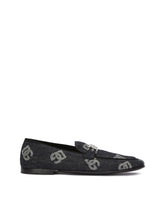 Denim loafers with logo - | Dolce & Gabbana