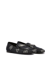 Denim loafers with logo - | Dolce & Gabbana