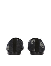 Denim loafers with logo - | Dolce & Gabbana