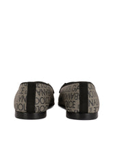 Jacquard slippers with logo tag - | Dolce & Gabbana