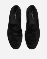 Velvet slippers - | Dolce & Gabbana