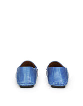 Crocodile-print calfskin driver shoes - | Dolce & Gabbana
