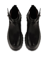 Brushed calfskin ankle boots with extra-light sole - | Dolce & Gabbana