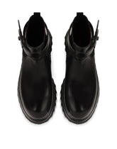 Brushed calfskin ankle boots with extra-light sole - | Dolce & Gabbana