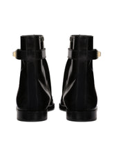 Brushed calfskin ankle boots - | Dolce & Gabbana