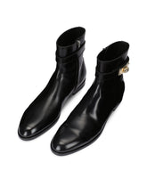 Brushed calfskin ankle boots - | Dolce & Gabbana