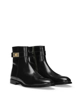 Brushed calfskin ankle boots - | Dolce & Gabbana