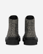 Coated jacquard ankle boots - | Dolce & Gabbana
