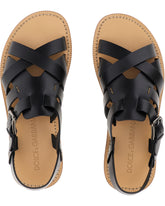 Calfskin sandals - | Dolce & Gabbana