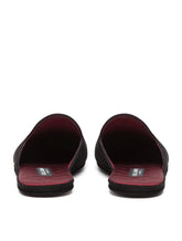 Suede slippers with crown emrboidery - | Dolce & Gabbana