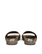 Calfskin sliders - | Dolce & Gabbana