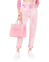 Canvas shopper with embroidered logo - | Dolce & Gabbana