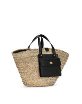 Straw Kendra coffa bag - | Dolce & Gabbana