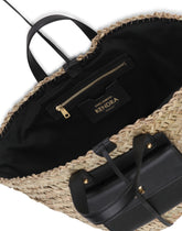 Straw Kendra coffa bag - | Dolce & Gabbana