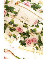 STRAW KENDRA COFFA BAG WITH EMBROIDERY - | Dolce & Gabbana