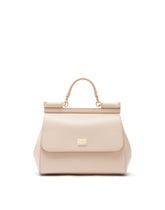 SICILY MEDIUM BAG IN DAUPHINE CALF LEATHER - | Dolce & Gabbana