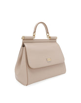 SICILY MEDIUM BAG IN DAUPHINE CALF LEATHER - | Dolce & Gabbana