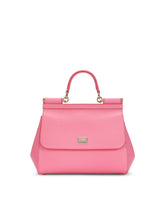 Medium dauphine leather Sicily bag - | Dolce & Gabbana