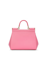 Medium dauphine leather Sicily bag - | Dolce & Gabbana