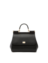 SICILY MEDIUM BAG IN DAUPHINE CALF LEATHER - | Dolce & Gabbana