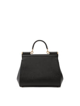 SICILY MEDIUM BAG IN DAUPHINE CALF LEATHER - | Dolce & Gabbana