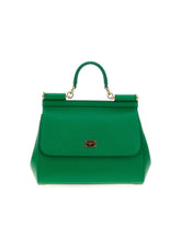 Medium dauphine leather Sicily bag - | Dolce & Gabbana