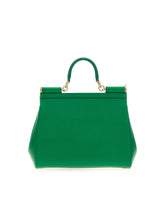 Medium dauphine leather Sicily bag - | Dolce & Gabbana