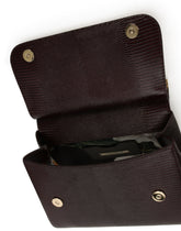 Medium iguana print calfskin Sicily bag with crystal DG logo patch - | Dolce & Gabbana