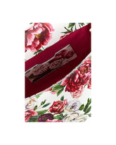 Handbag all-over roses print - | Dolce & Gabbana
