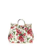 Handbag all-over roses print - | Dolce & Gabbana